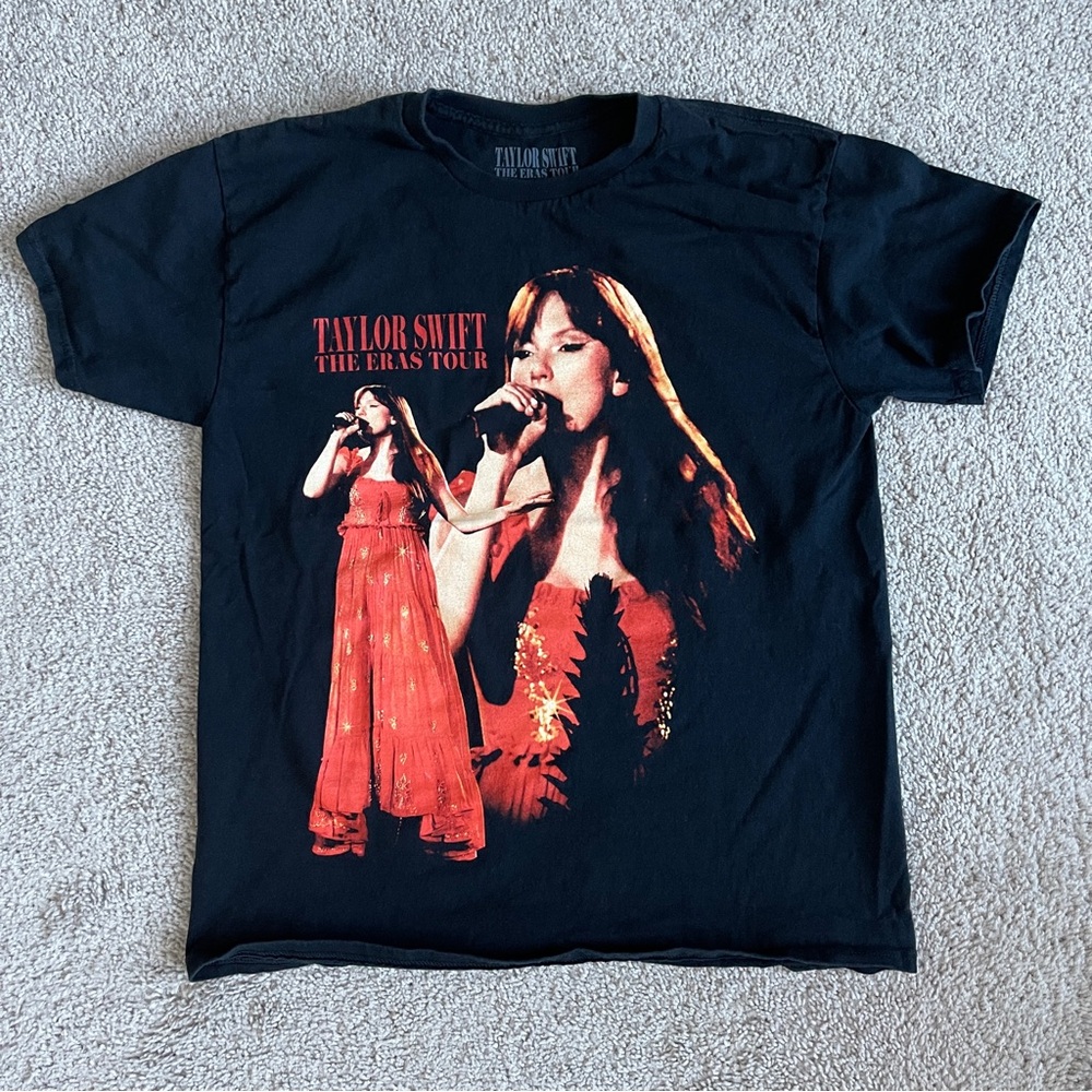 Taylor Swift Eras Tour 2023 2024 Official Double Sided Concert Tee Large